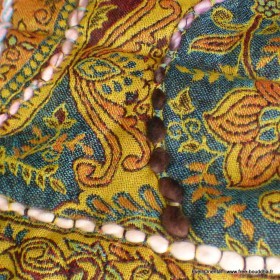 Châle pour femme laine bordeau vert Tous les pashminas HB30
