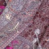 Châle pour femme laine bleu bordeau Tous les pashminas HB31