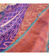Châle pour femme laine ocre violet Tous les pashminas HB32