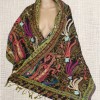 Châle pour femme laine marron anis Tous les pashminas HB34