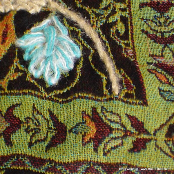 Châle pour femme laine marron anis Tous les pashminas HB34