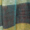 Grand châle népalais moutarde vert 120 x 240 cm Très grand châle népalais 240 x 120 cm TGCN27