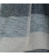 Grand châle népalais nuances de gris 120 x 240 cm Très grand châle népalais 240 x 120 cm TGCN29