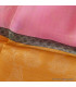 Châle bambou moutarde rose Pashminas pure soie CFB6