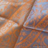 Chale en soie bleu brique Pashminas pure soie CSS57
