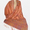 Chale en soie rouille brique Pashminas pure soie CSS58