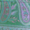 Chale en soie authentique vert rose Tous les pashminas CSS61