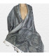Pashmina femme en soie gris bleuté Tous les pashminas CSS67