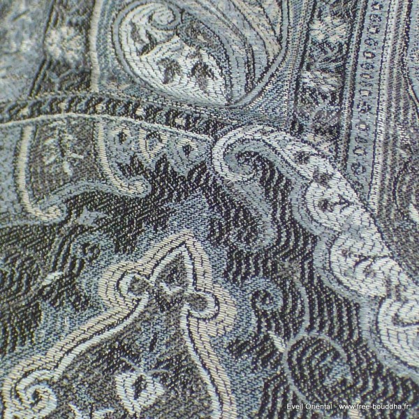 Pashmina femme en soie gris bleuté Tous les pashminas CSS67