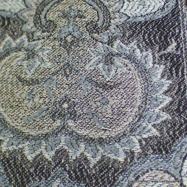 Pashmina femme en soie gris bleuté Tous les pashminas CSS67