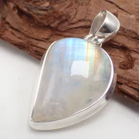 Pendentif Pierre de lune forme larme - Pendentifs pierres naturelles