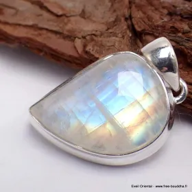 Pendentif Pierre de lune forme larme - Pendentifs pierres naturelles
