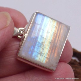 Pendentif Pierre de lune UNIQUE  Bijoux en Pierre de lune CWA12.20