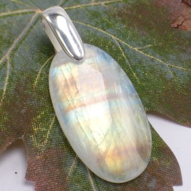 UNIQUE pendentif pierre de lune grade AAA Bijoux en Pierre de lune CWA12.21