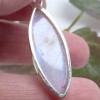Pendentif Marquise Pierre de lune bleue Bijoux en Pierre de lune CWA12.23
