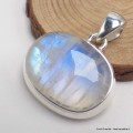 Pendentif oval Péristérite grade AAA Bijoux en Pierre de lune CWA12.24