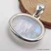 Pendentif oval Péristérite grade AAA Bijoux en Pierre de lune CWA12.24