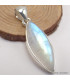 Pendentif en Authentique Pierre de lune bleue  Bijoux en Pierre de lune CWA12.27