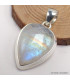Pendentif goutte Authentique Pierre de lune bleue Bijoux en Pierre de lune CWA12.29