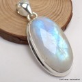 Pendentif Authentique Pierre de lune serti clos Bijoux en Pierre de lune CWA12.31