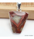 Pendentif Agate Laguna forme trapèze Pendentifs pierres naturelles XV96.3