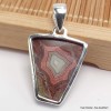 Pendentif Agate Laguna forme trapèze Pendentifs pierres naturelles XV96.3