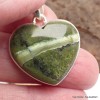 Pendentif coeur en Opale Impériale Pendentifs pierres naturelles CWA28.3