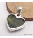 Petit pendentif Coeur en Opale verte Pendentifs pierres naturelles CWA28.5