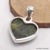Petit pendentif Coeur en Opale verte Pendentifs pierres naturelles CWA28.5