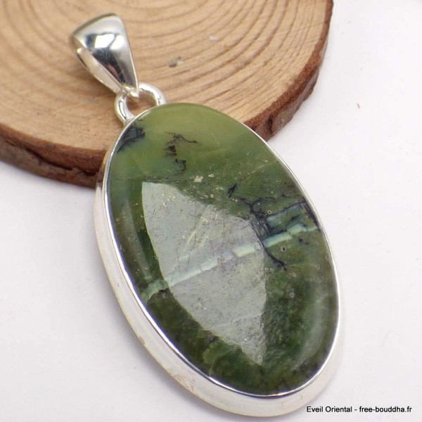 Pendentif Opale verte oval Pendentifs pierres naturelles CWA28.6