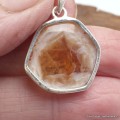 Pendentif Authentique pierre stalactite citrine naturelle Pendentifs pierres naturelles BK95.6