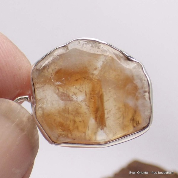 Bijou citrine non traitée Pendentifs pierres naturelles BK95.7