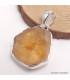 Pendentif en citrine stalactite naturelle Pendentifs pierres naturelles BK95.11