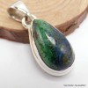 Petit pendentif Azurite malachite forme goutte Bijoux en Azurite Malachite LAM36.9