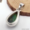 Petit pendentif Azurite malachite forme goutte Bijoux en Azurite Malachite LAM36.9