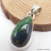 Petit pendentif Azurite malachite forme goutte Bijoux en Azurite Malachite LAM36.9