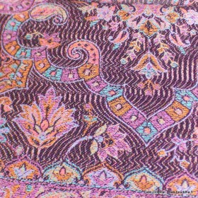 Pashmina pure soie pourpre rouille Tous les pashminas CSS72