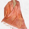 Pashmina femme pure soie orange rose Tous les pashminas CSS76