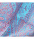 Pashmina femme en soie turquoise bordeau Tous les pashminas CSS79
