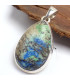 Pendentif Azurite naturelle forme goutte Bijoux en Azurite LAM40.1