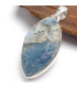 Bijou Pendentif Cyanite bleue paraiba brute marquise Pendentifs pierres naturelles LAM21.2