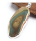 Grand pendentif Jaspe Impérial kaki ocre Pendentifs pierres naturelles XV16.4