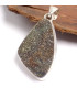 Bijou Pendentif Pyrite arc-en-ciel asymétrique Bijoux en Pyrite arc-en-ciel LAM44.3