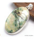 Pendentif Mariposite verte marbrée Bijoux en Mariposite YM37.5