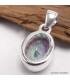Pendentif oval en Quartz Mystique Pendentifs pierres naturelles AW57
