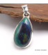 Pendentif goutte en azurite malachite Pendentifs pierres naturelles AW12.6