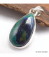 Pendentif goutte en azurite malachite Pendentifs pierres naturelles AW12.6