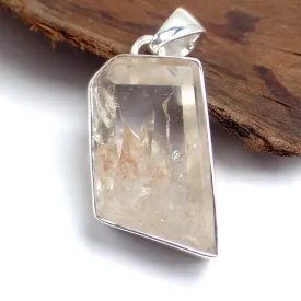 Pendentif asymétrique en Cristal Quartz Manifestation - Bijoux en Quartz Manifestation