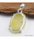 Pendentif pierre naturelle en Brucite jaune Pendentifs pierres naturelles LAM38.8