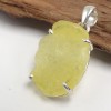 Pendentif pierre naturelle en Brucite jaune Pendentifs pierres naturelles LAM38.8